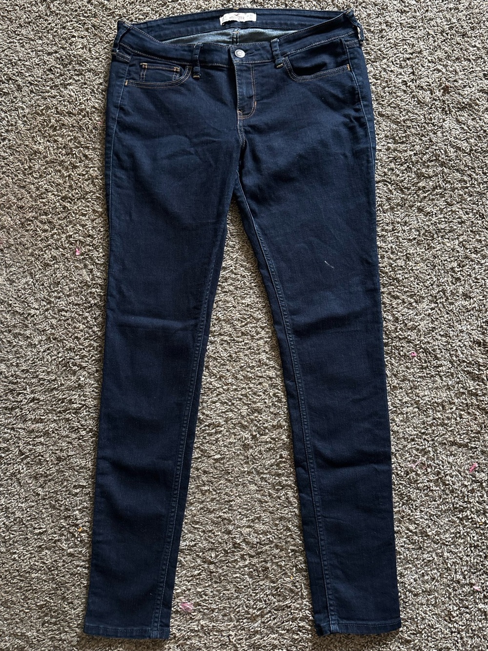 Hollister Women's Dark Indigo Skinny Jeans